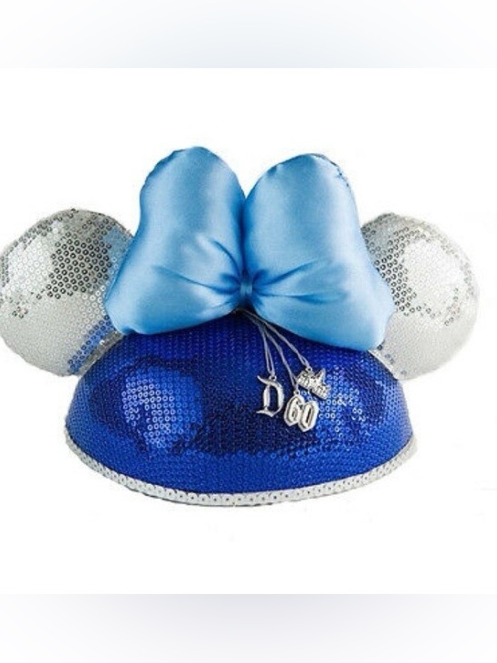 ✨ DISNEY | BNWT Disneyland 60th Diamond Anniversary Sequin Minnie Mouse Ear Hat